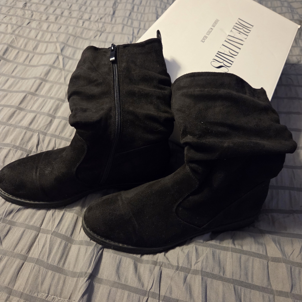Dream Pairs Women's Black Winter Boots